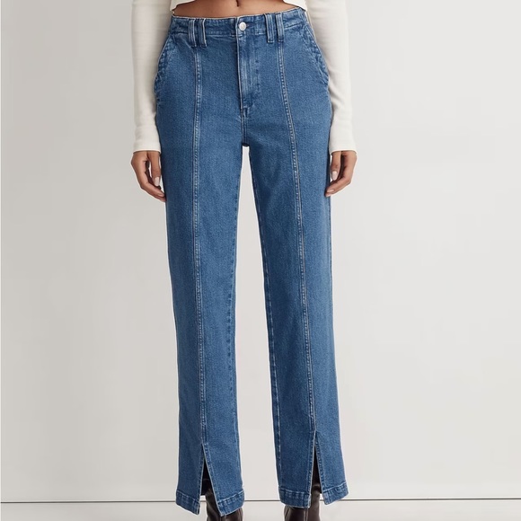NWT Madewell The Perfect Vintage Jean in Medium Indigo Wash: Seamed Edition - Picture 2 of 7